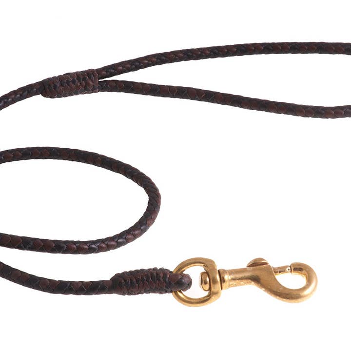 Alvalley - Wholesale Pet Leash - Dog - Braided Leather Snap Leads60