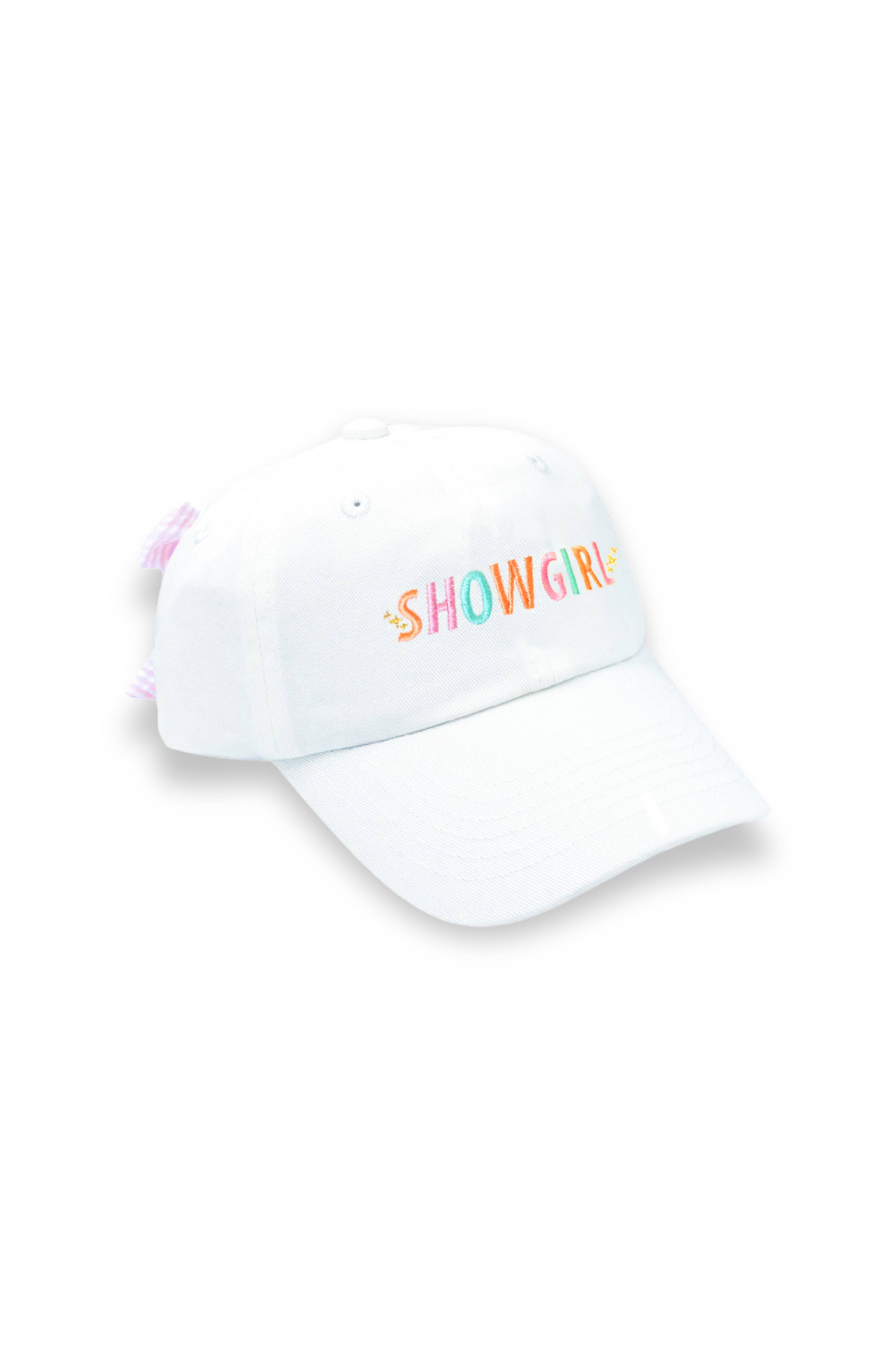 Bits & Bows - Wholesale Baseball Cap - Kids - Showgirl Bow Baseball Hat (Baby, Youth, Junior)0