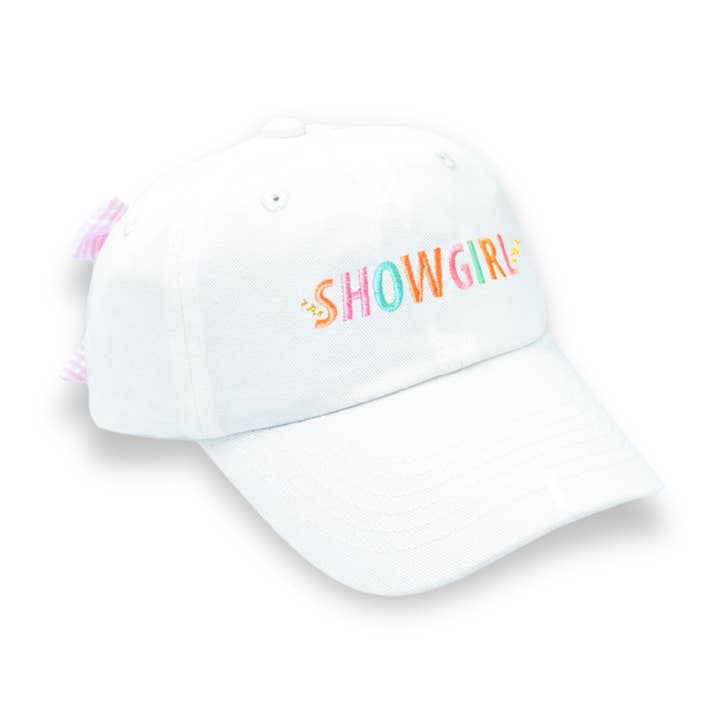Bits & Bows - Wholesale Baseball Cap - Kids - Showgirl Bow Baseball Hat (Baby, Youth, Junior)0