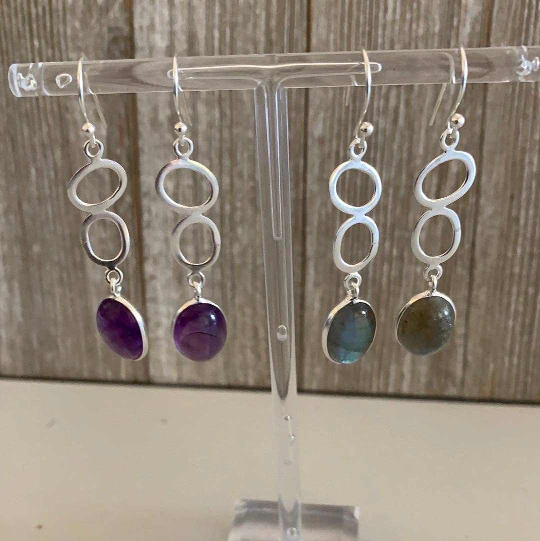 Keystone Crystals - Wholesale Dangle Earrings - Gemstone Sterling Silver Earrings11