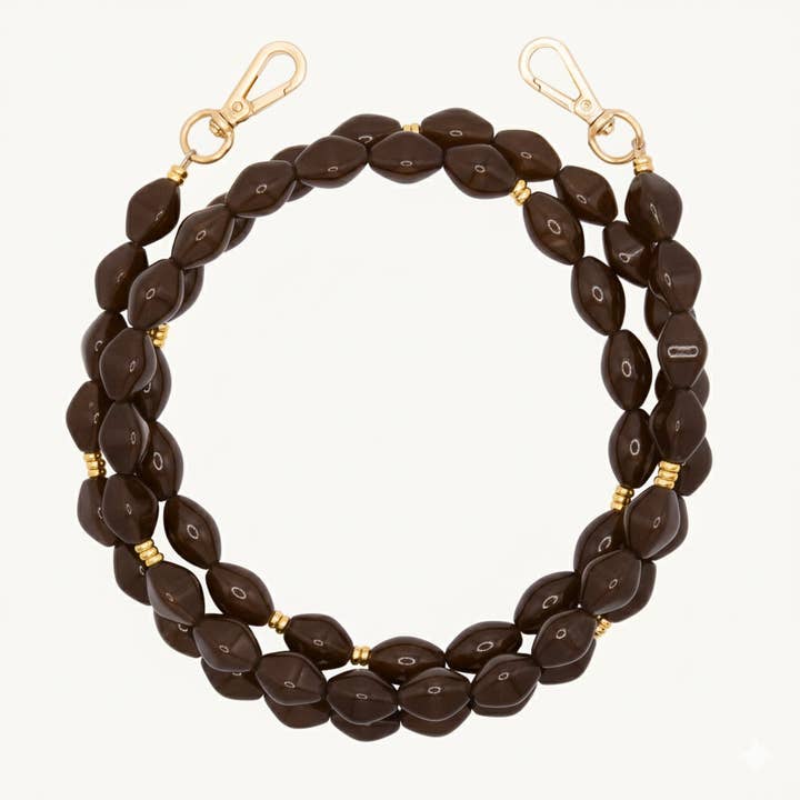 Chaîne RITA - Brun for wholesale by Louvini Paris