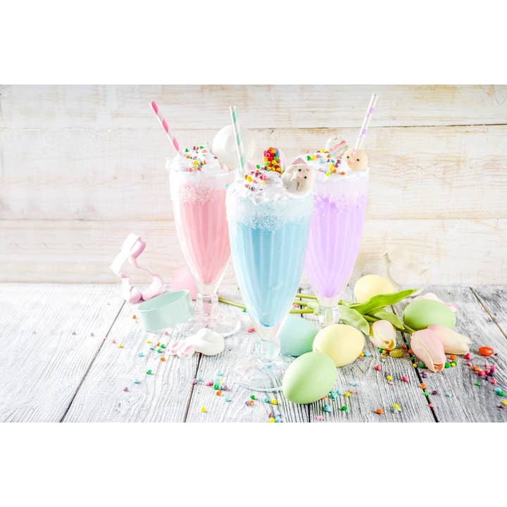 Gourmet Du Village - Wholesale Cocktail Mix/Syrup - Mini Milkshake Shark (Blue)1