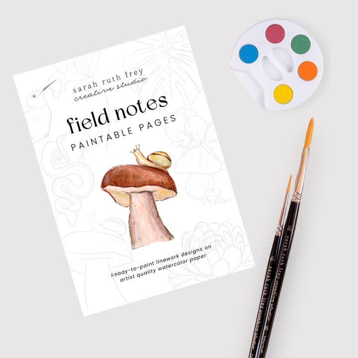Sarah Ruth Frey - Wholesale DIY Craft Kit - Field Notes Watercolor Kit