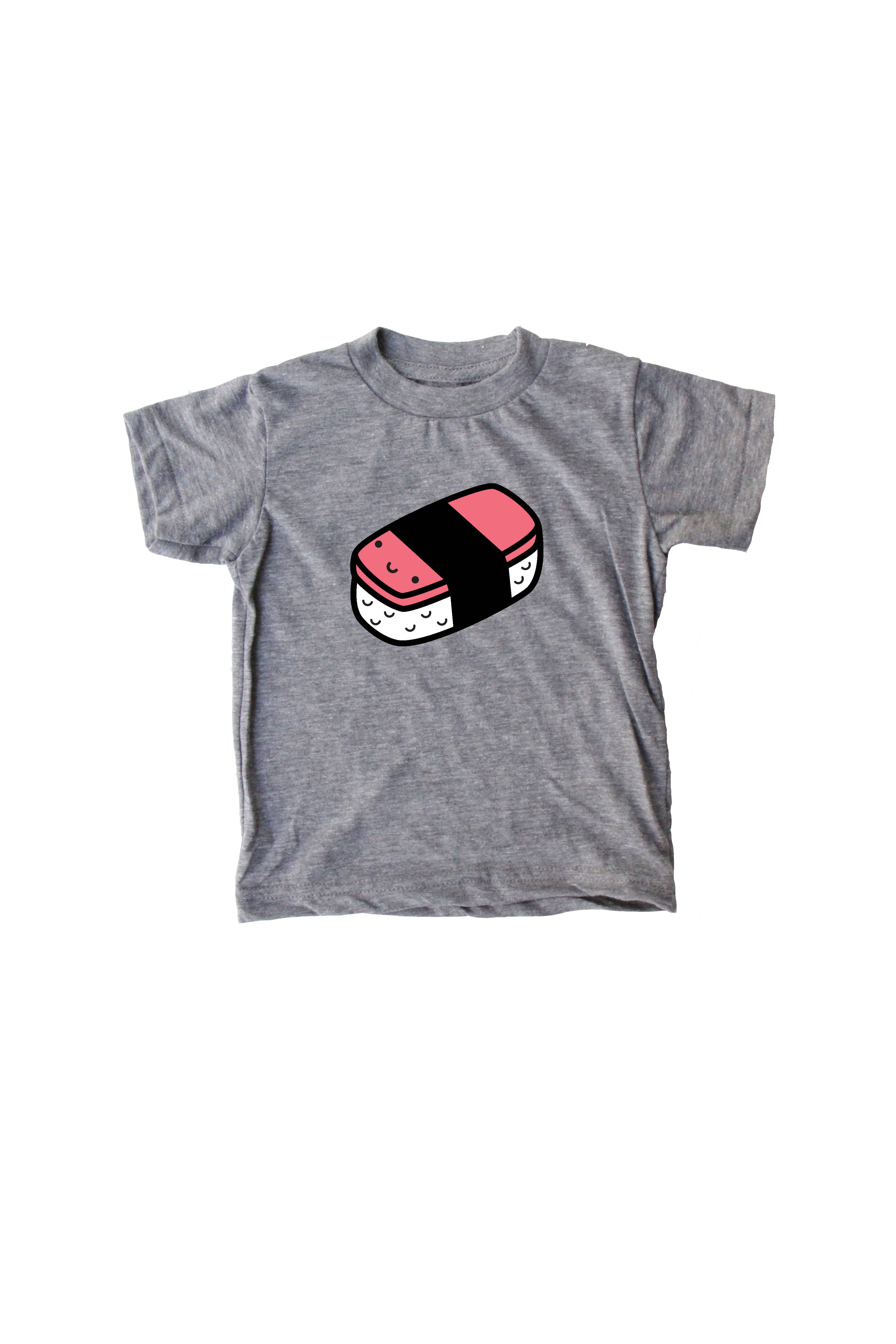 Mochi Kids – wholesale Screen-printed t-shirt – Kids – Kawaii Spam Musubi Kid's Graphic Tee1