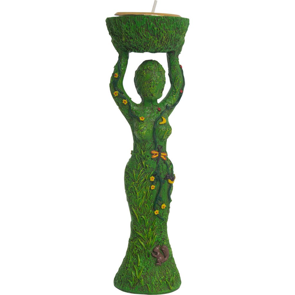 Kheops International – Engroshandel Lyseholder – Polyresin T-Light Holder Nurturing Goddess (Hver)2
