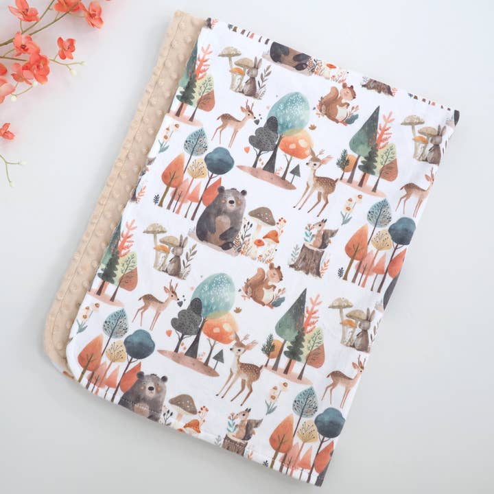 Baby & Toddler Minky Blanket -Enchanted Forest and other Purchase Wholesale baby blankets soft. Free Returns & Net 60 Terms on Faire trending on Faire.