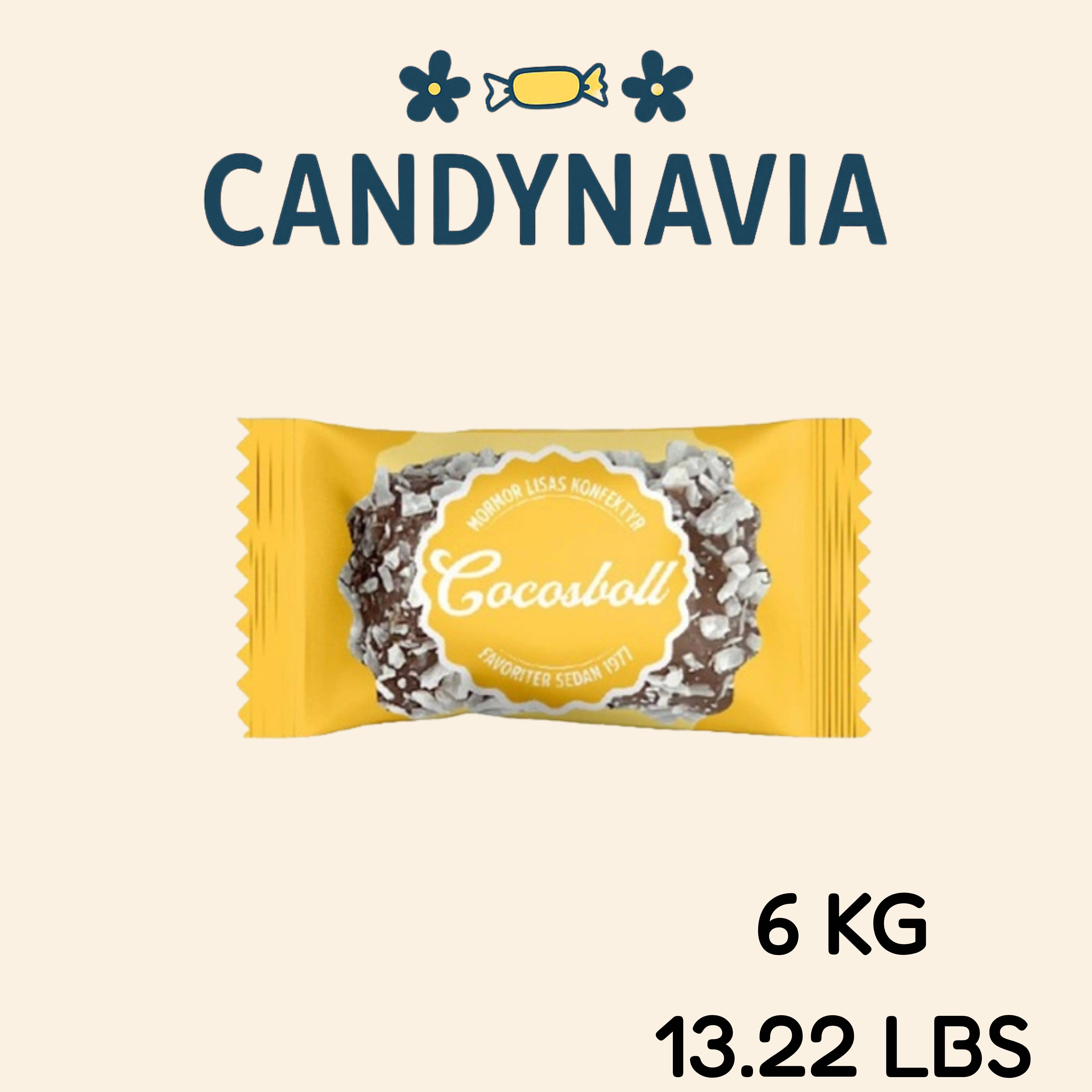 Candynavia - Vente Bonbons gélifiés - Kokosboll | Boules de noix de coco blanches2