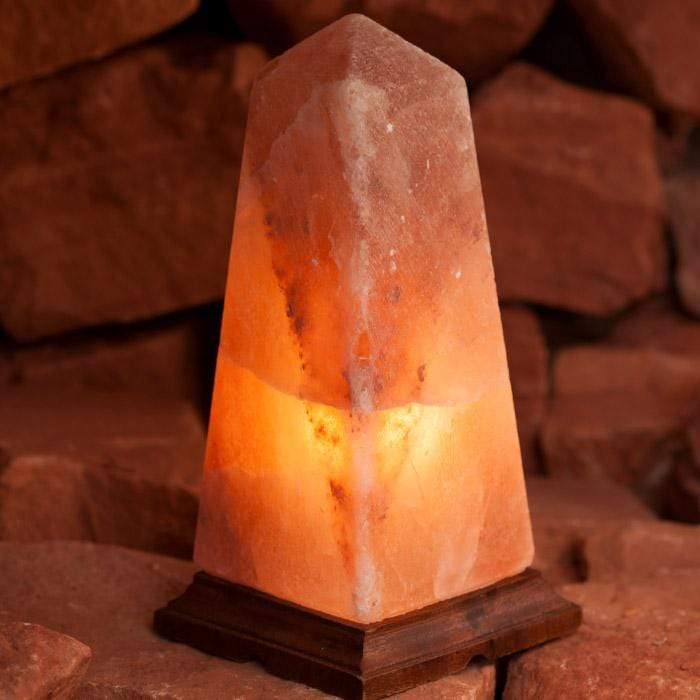 Tower Himalayan Salt Rock Lamp (6-8 Lbs)- Pink Crystal Salt for wholesale by Himalayan Trading Co.®