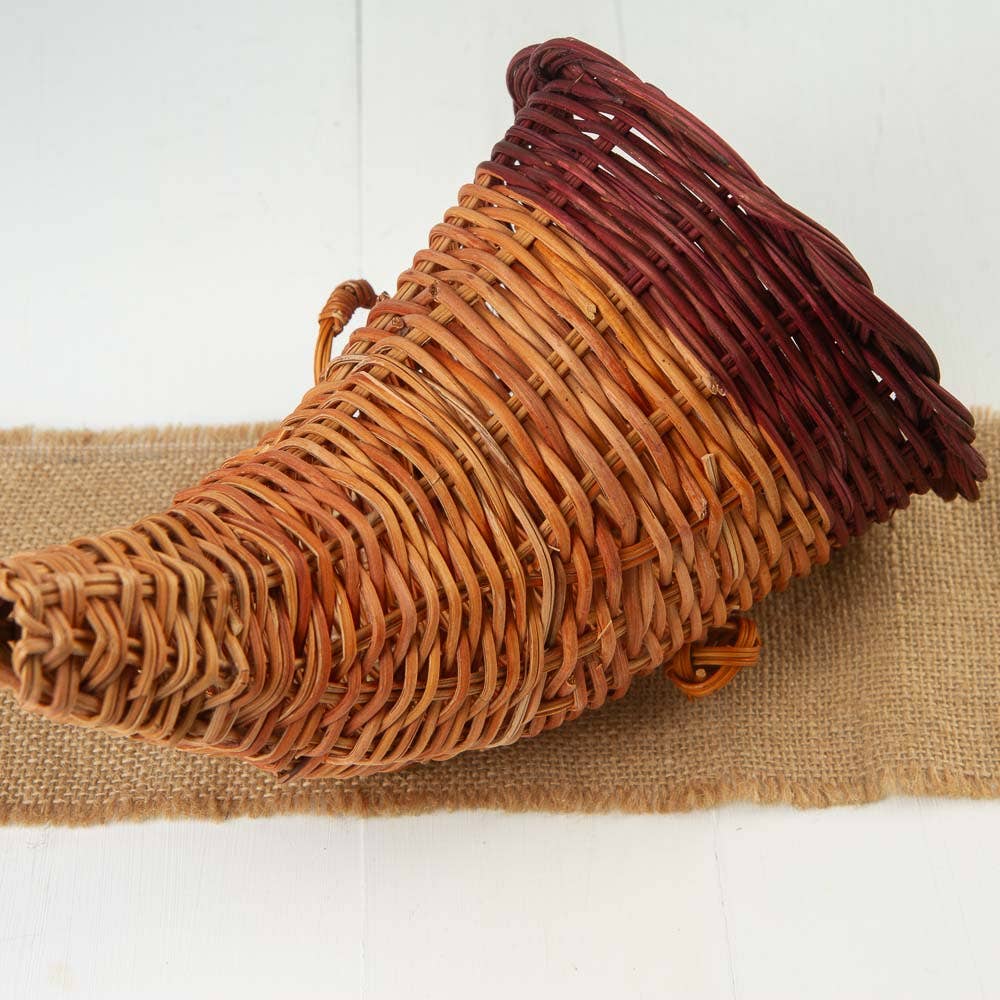 Factory Direct Craft – Engroshandel Kurv – 12" Cornucopia kurv til Thanksgiving4