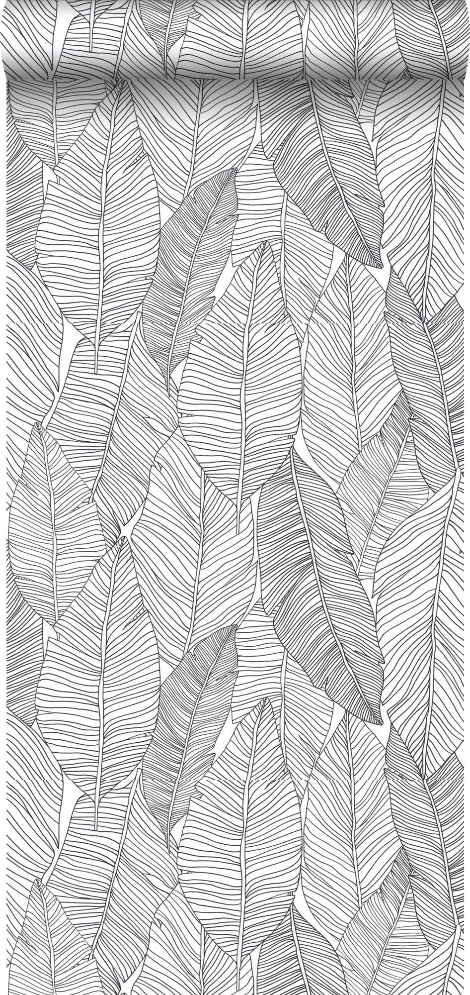 The Design Department b.v. - Wholesale Wallpaper - Wallpaper Pen Drawn Leaves8