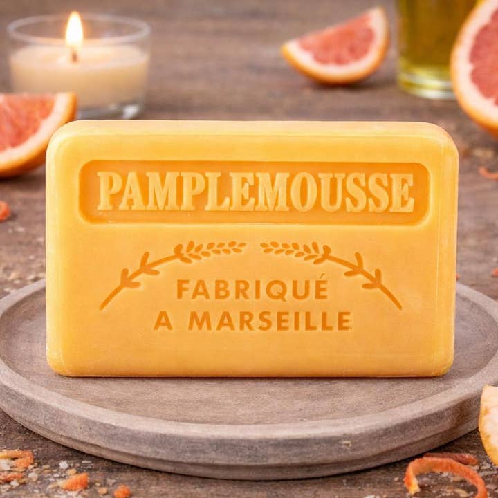 125 g fransk sæbe med grapefrugt duft for engroshandel hos French Soap Wholesale