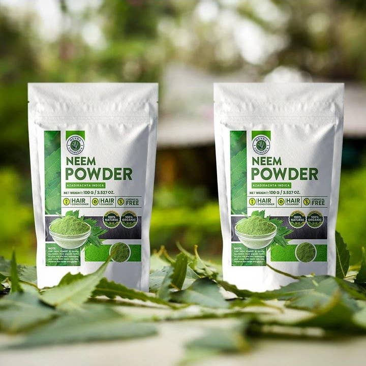 Henna Cosmetics Cypri - Wholesale Skincare Face Mask - Neem Powder (Azadirachta Indica) | 100 Grams (3.53 Oz.) | 100% Organic Supplement For Hair and Skin | Henna Cosmetics3