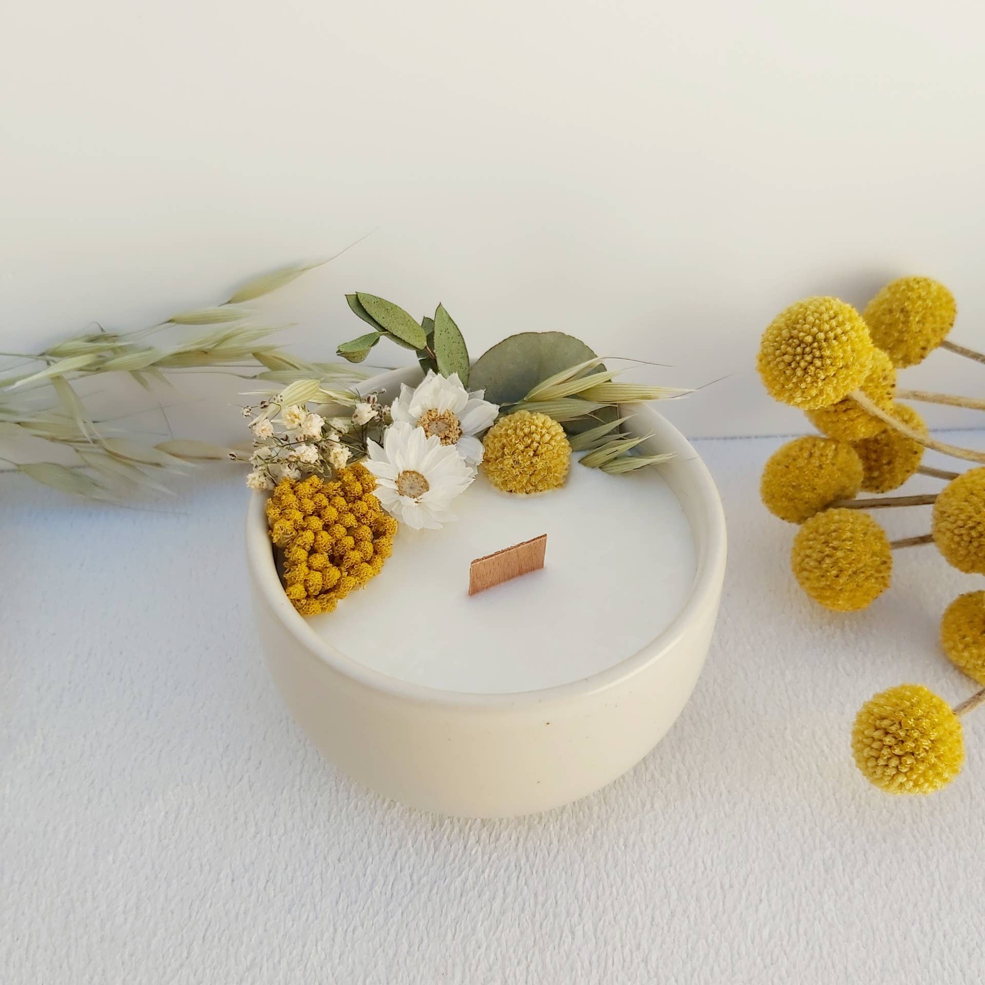 Saboaria da Sofia - Wholesale Jar/Filled Candle - Decorative candle - YELLOW | Chamomile1