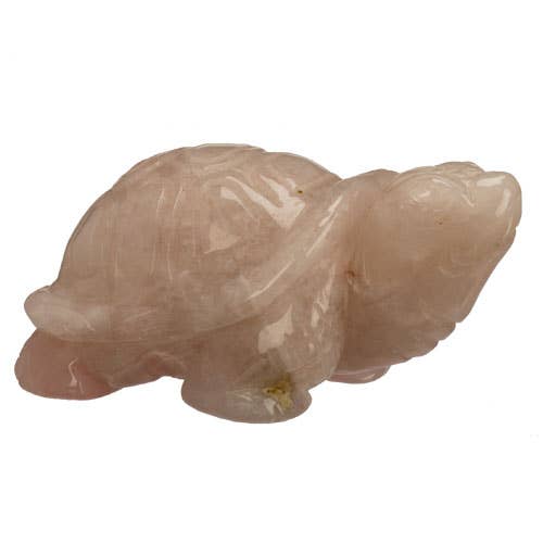 Gravure Schildpad, 103mm, Rozenkwarts voor wholesale door EHAWA