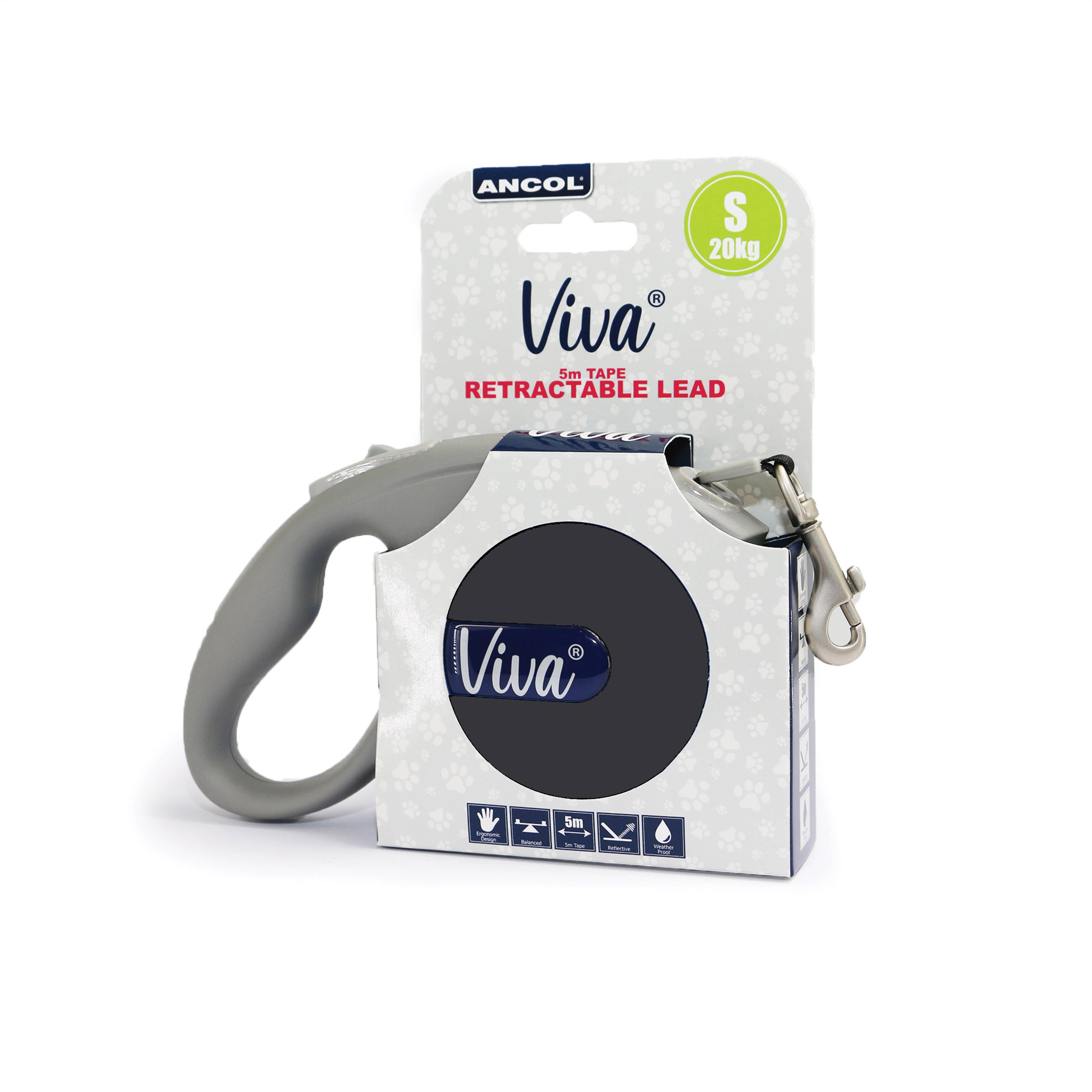 Ancol Pet Products Ltd – wholesale Pet leash – Dog – Viva Retractable Lead SMALL10