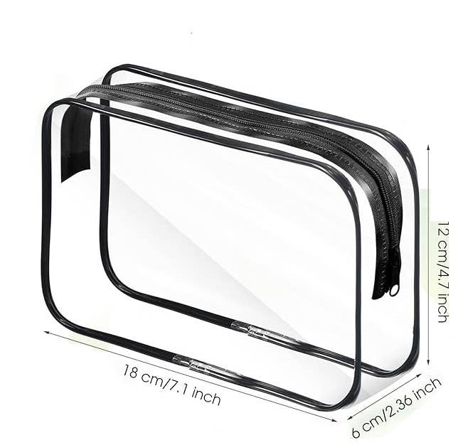 Sol Beauty Lab – Engroshandel Kosmetiktaske – TSA-godkendt gennemsigtig toilettaske til rejser1