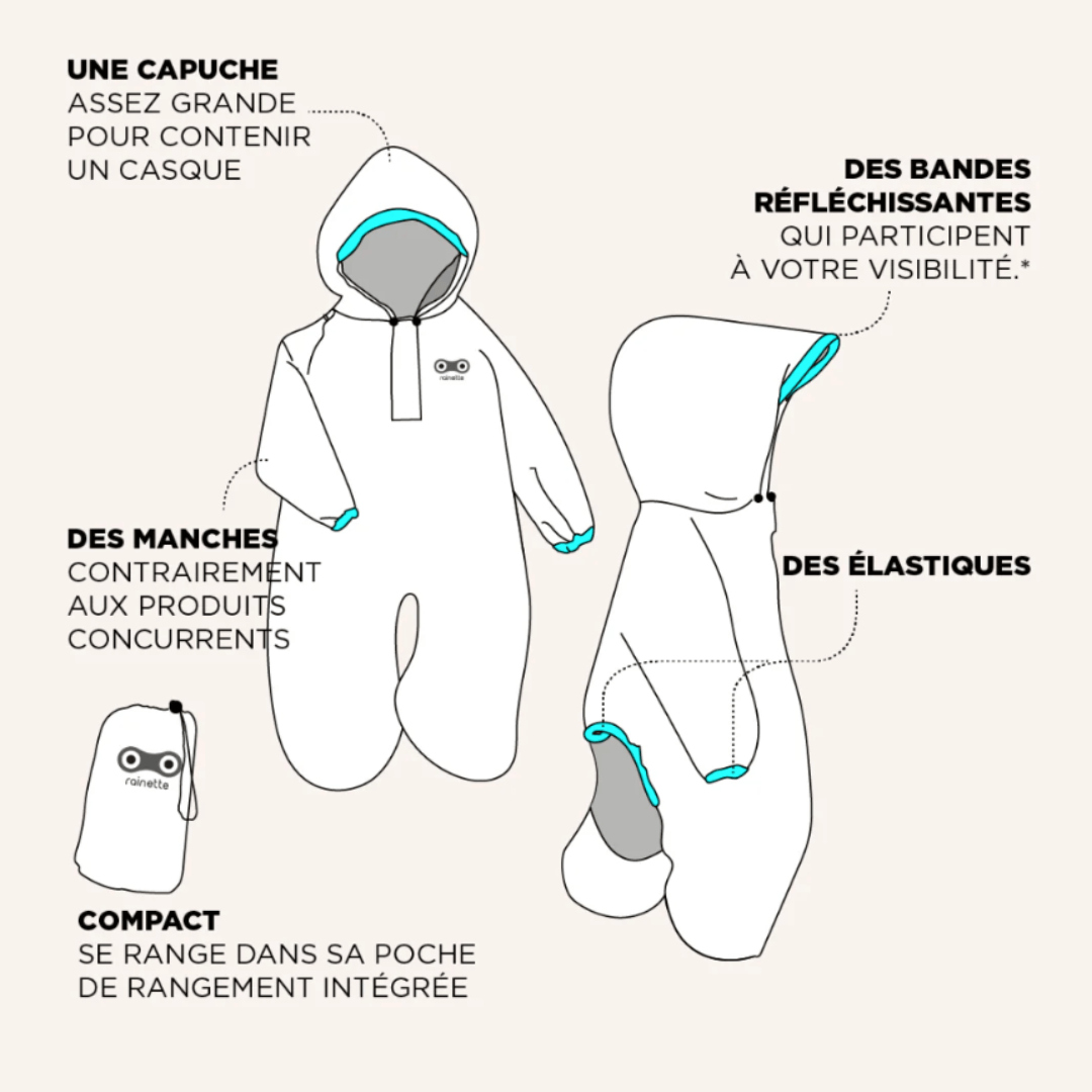 RAINETTE - Wholesale Biking Accessories - Waterproof for bike seat6