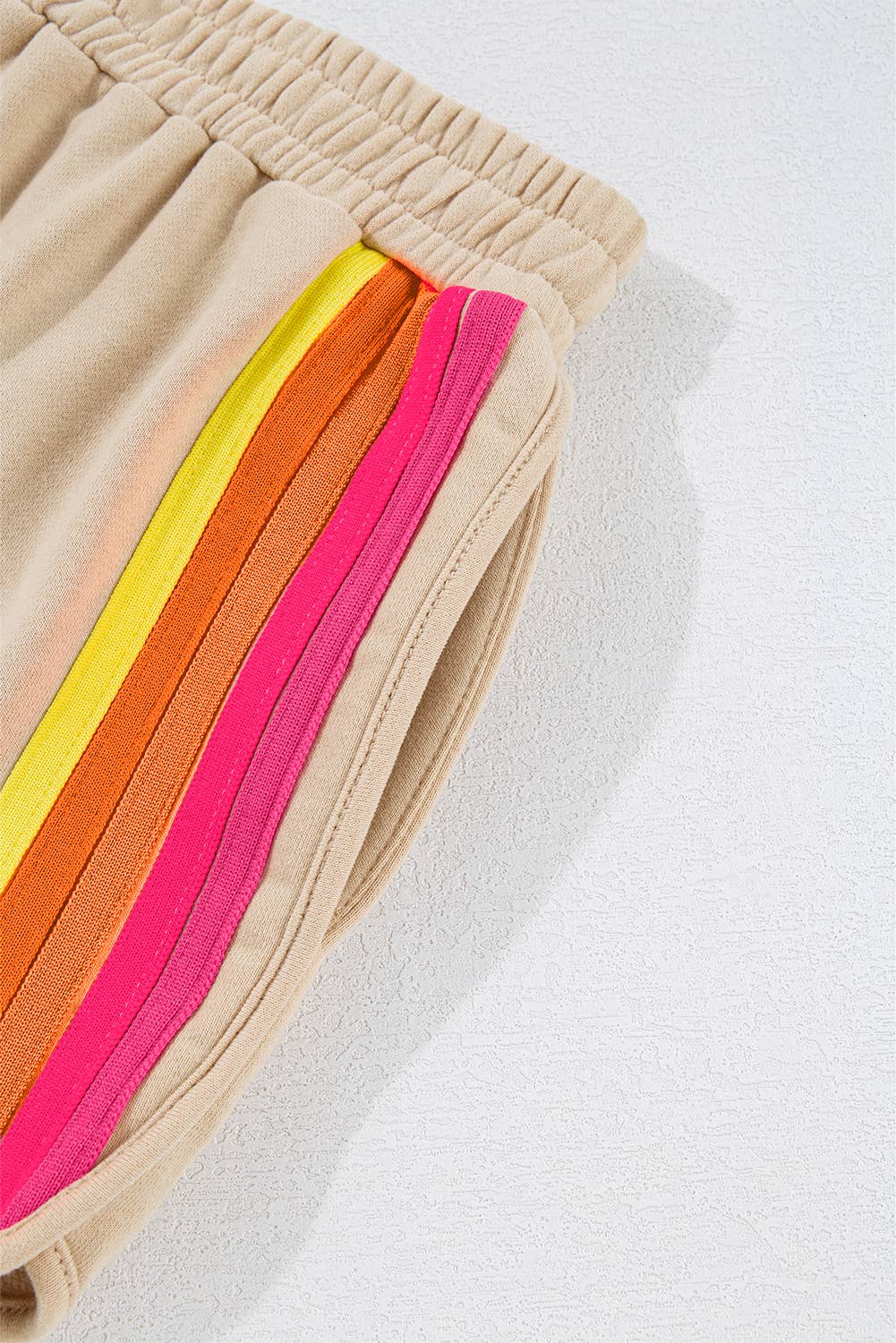 Babs + Birdie - Wholesale Lounge Set - Women's - Kenzie | Stripe Pullover and Shorts Two Piece Casual Set11