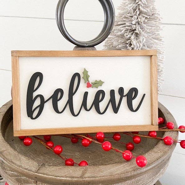 Nail and Hook Laser Cut Home Decor - Wholesale Sign - Christmas Mini Signs0