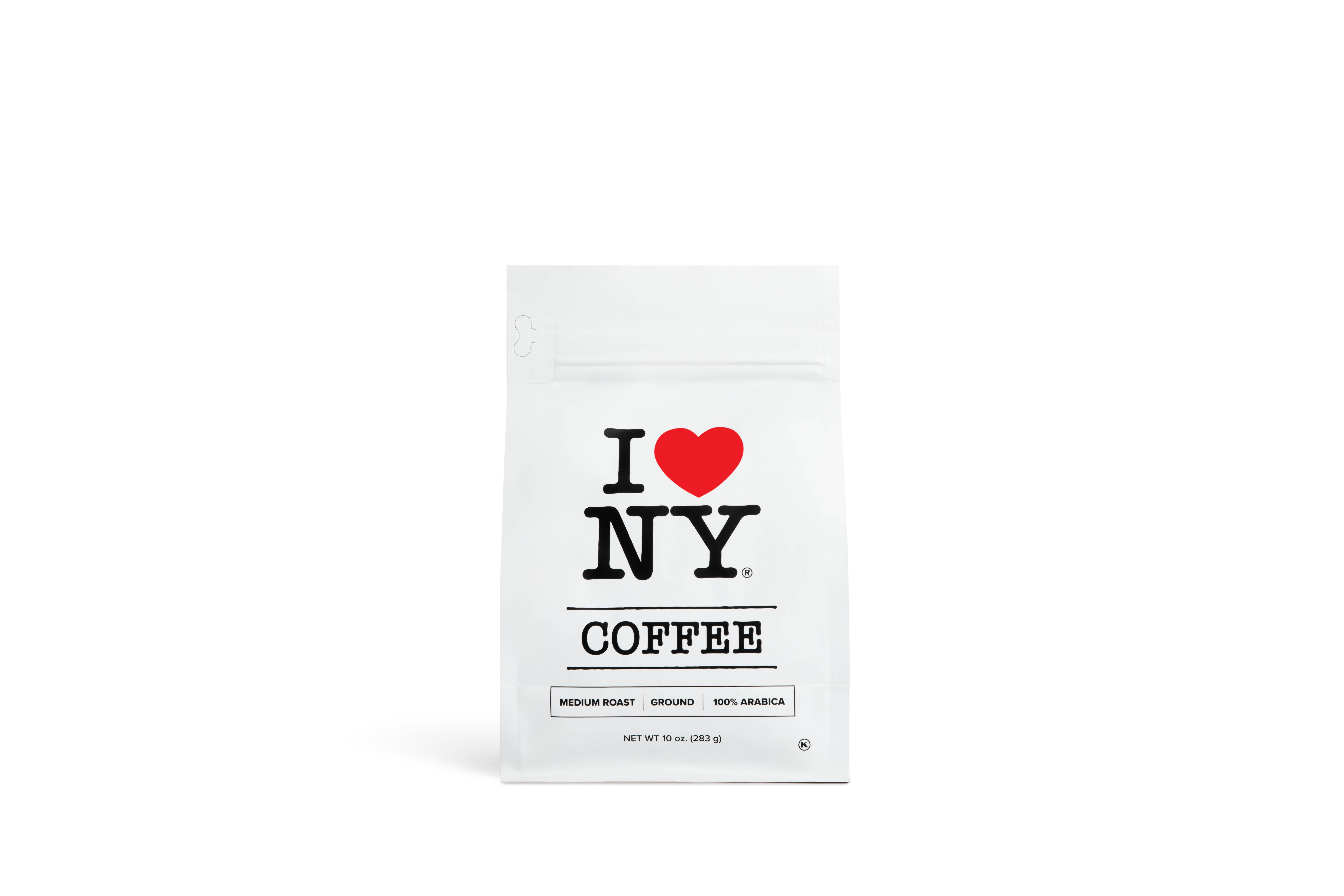 World of Coffee - Wholesale Ground Coffee - I LOVE NY Coffee - 10 oz Bag1