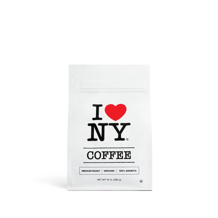 World of Coffee - Wholesale Ground Coffee - I LOVE NY Coffee - 10 oz Bag1