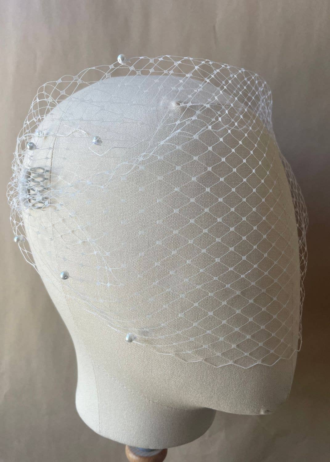 Dove Grey Accessories - Wholesale Veil – Women’s - PHOEBE BIRDCAGE VEIL6