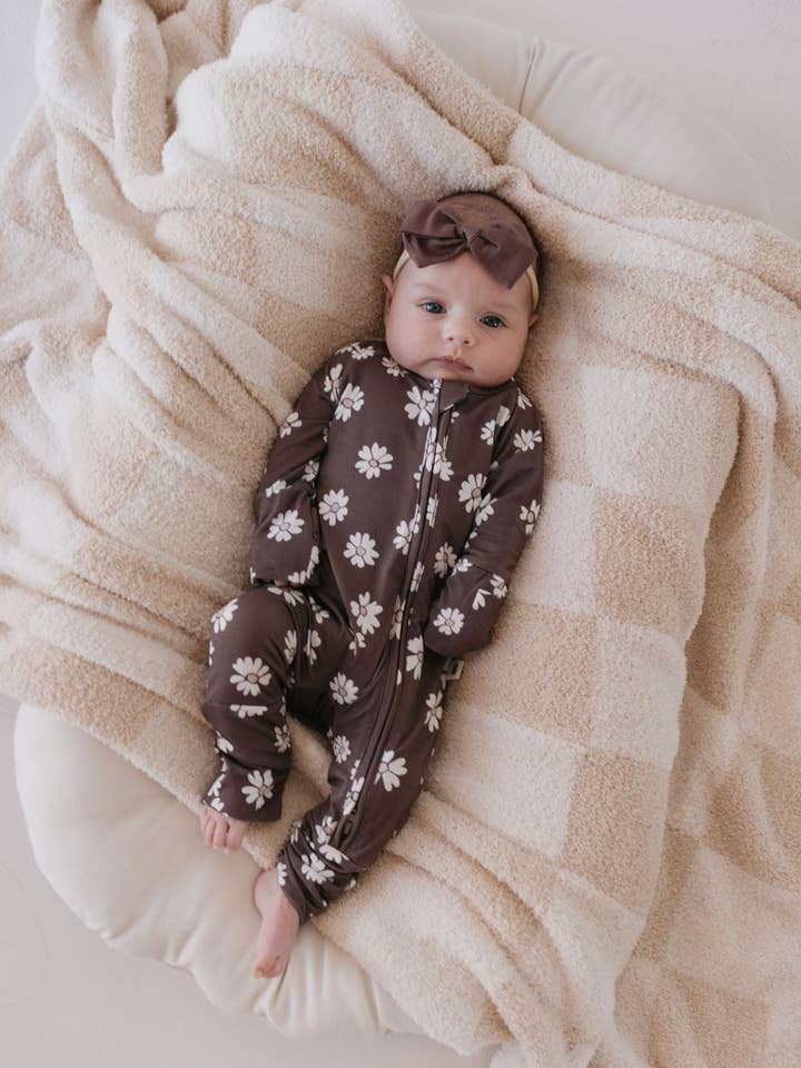 Pijamas de Cremallera de Bambú | Prado de Medianoche para venta al por mayor de Forever French Baby