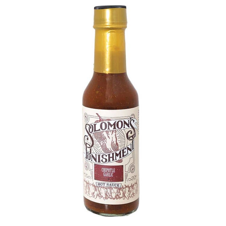 Ashlynn's Gourmet, Inc. - Wholesale Hot Sauce - Solomon's Punishment Chipotle Garlic Hot Sauce0