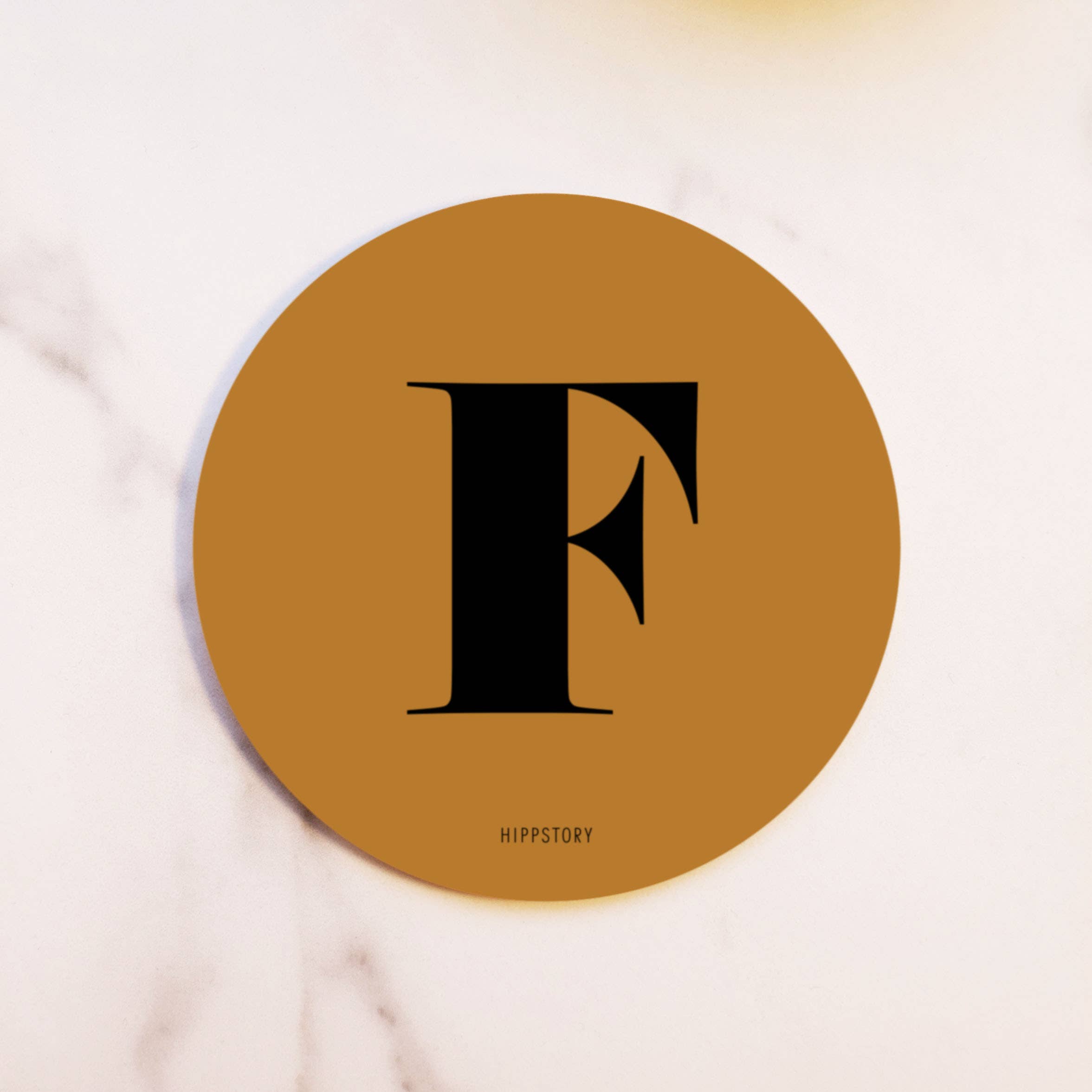 Hippstory - Wholesale Coasters - Mountain Fox Coaster -  Letter F1