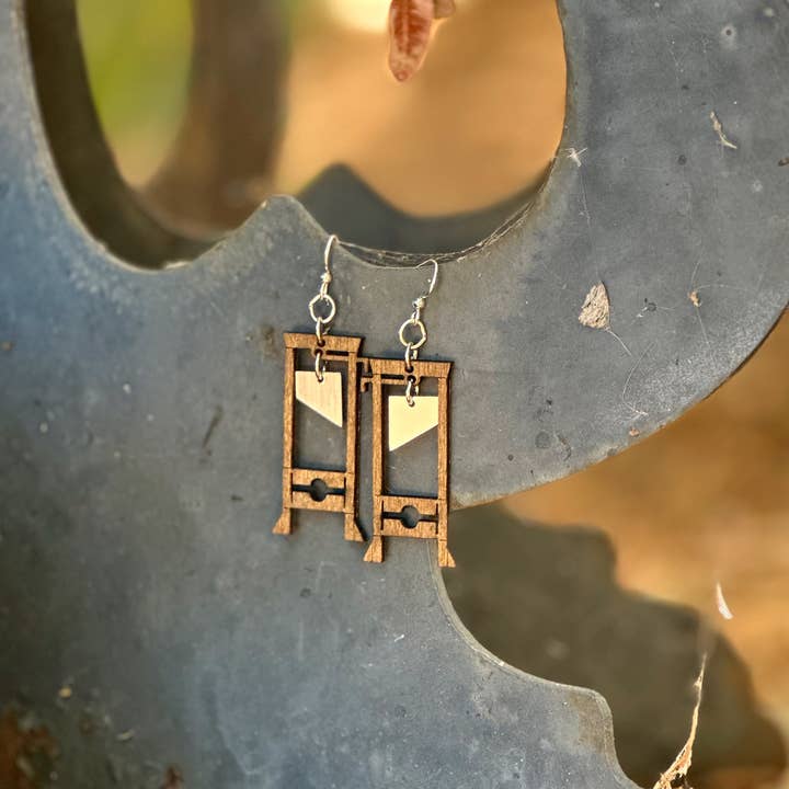 As Pictured Guillotine Earrings #1743 for wholesale on Faire2