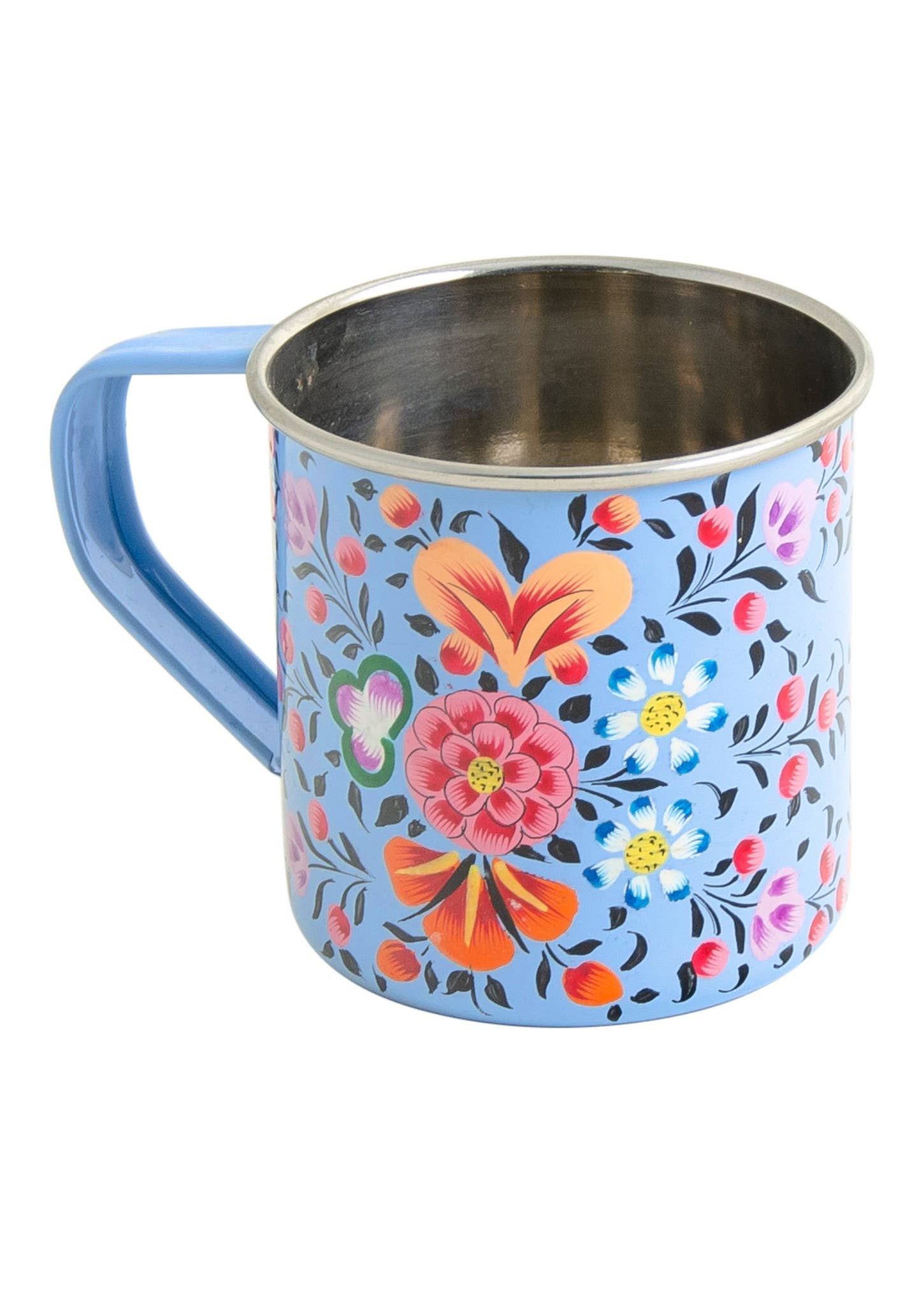 Namaste – wholesale Coffee mug – Ketaki Hand Painted Enamel Mug1