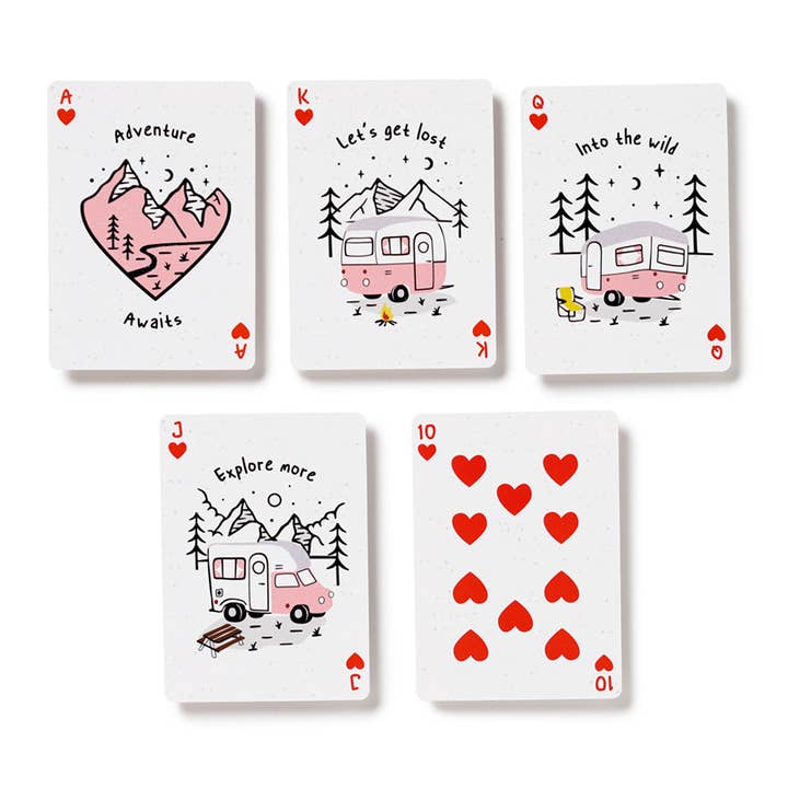Puckator EU – Großhandel Spielkarten – Wildwood Caravan Standard-Spielkartendeck