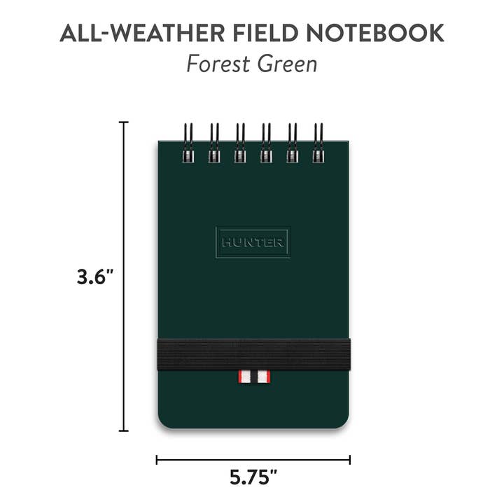 Studio Oh! - Wholesale Notebook - All-Weather Field Book Forest Green Hunter3