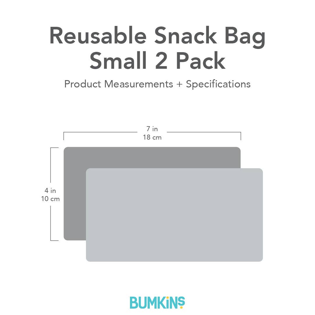 Bumkins - Wholesale Snack Pack - Kids & Baby - Reusable Snack Bag, Small 2 Pack: Stitch Star-ring Up Trouble13