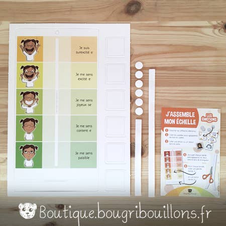 Bougribouillons - Vente Livre – enfant - Les échelles des émotions