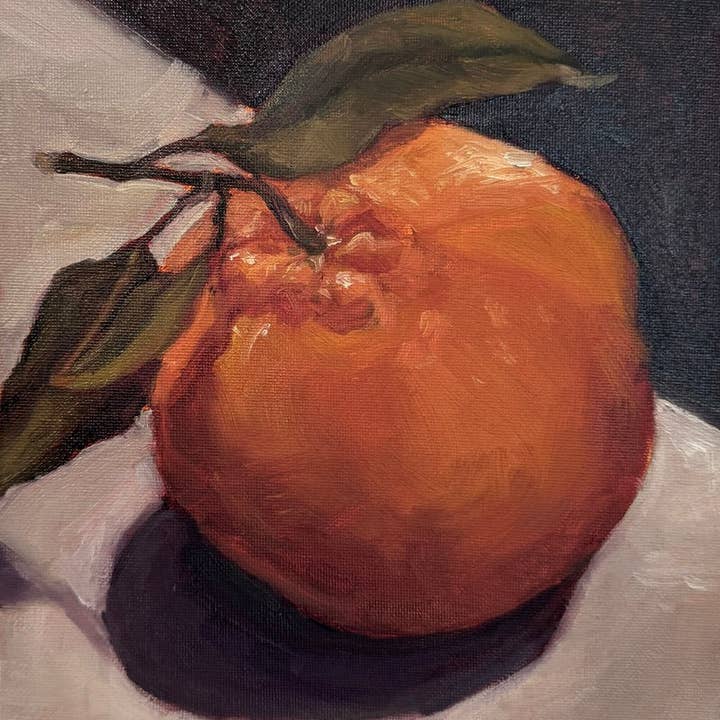 Katie Jo Art - Wholesale Art Print - "Single Orange" Print1