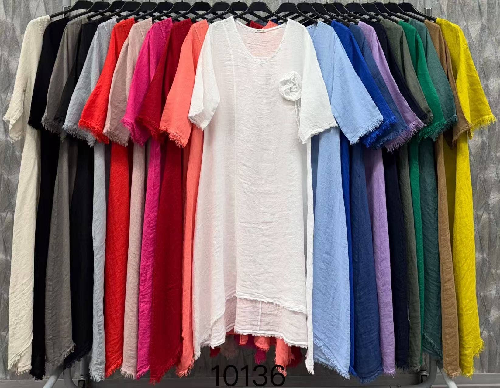 LÉA & LUC - Vendita all'ingrosso Vestito - Donna - Abito in 100% lino RIF. 1013620