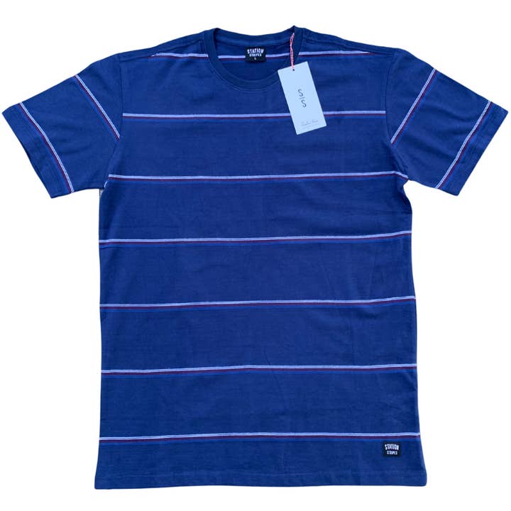 De Drop Short Sleeve Tee for wholesale by Station Stripes