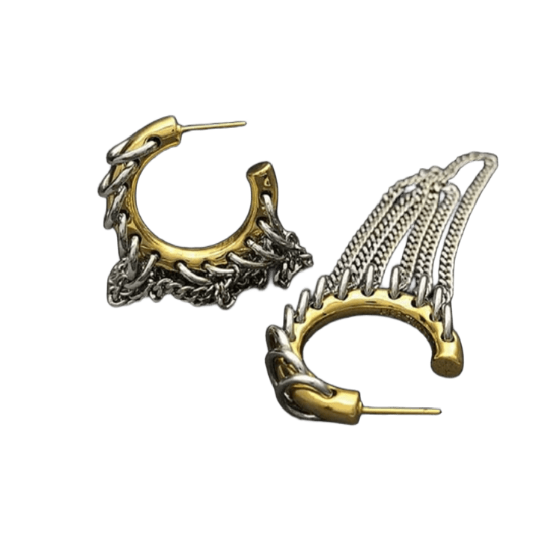 CLAUDIA DE ROSA JEWELRY - Wholesale Dangle Earrings - CHUNKY PUNK EARRINGS1