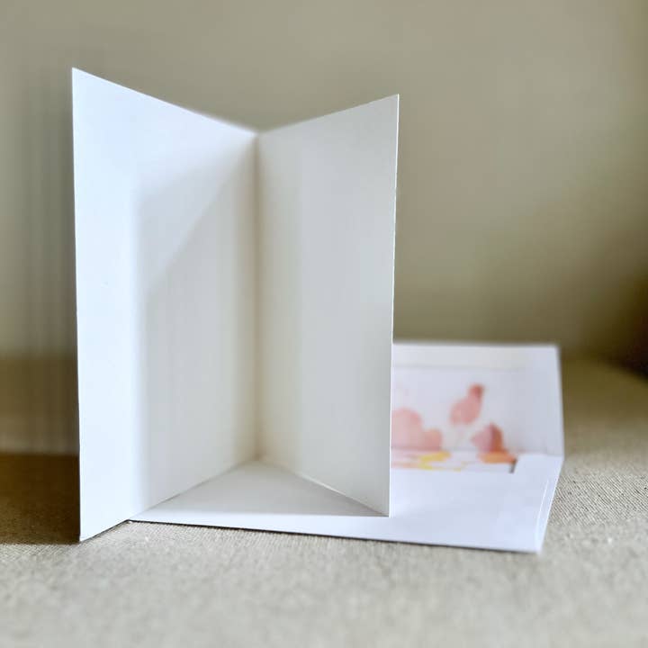 Renée Stramel - Wholesale Stationery/Notecard Set - A6 Blank Note Card W/ Custom Envelope Liner • Floral Overlay2