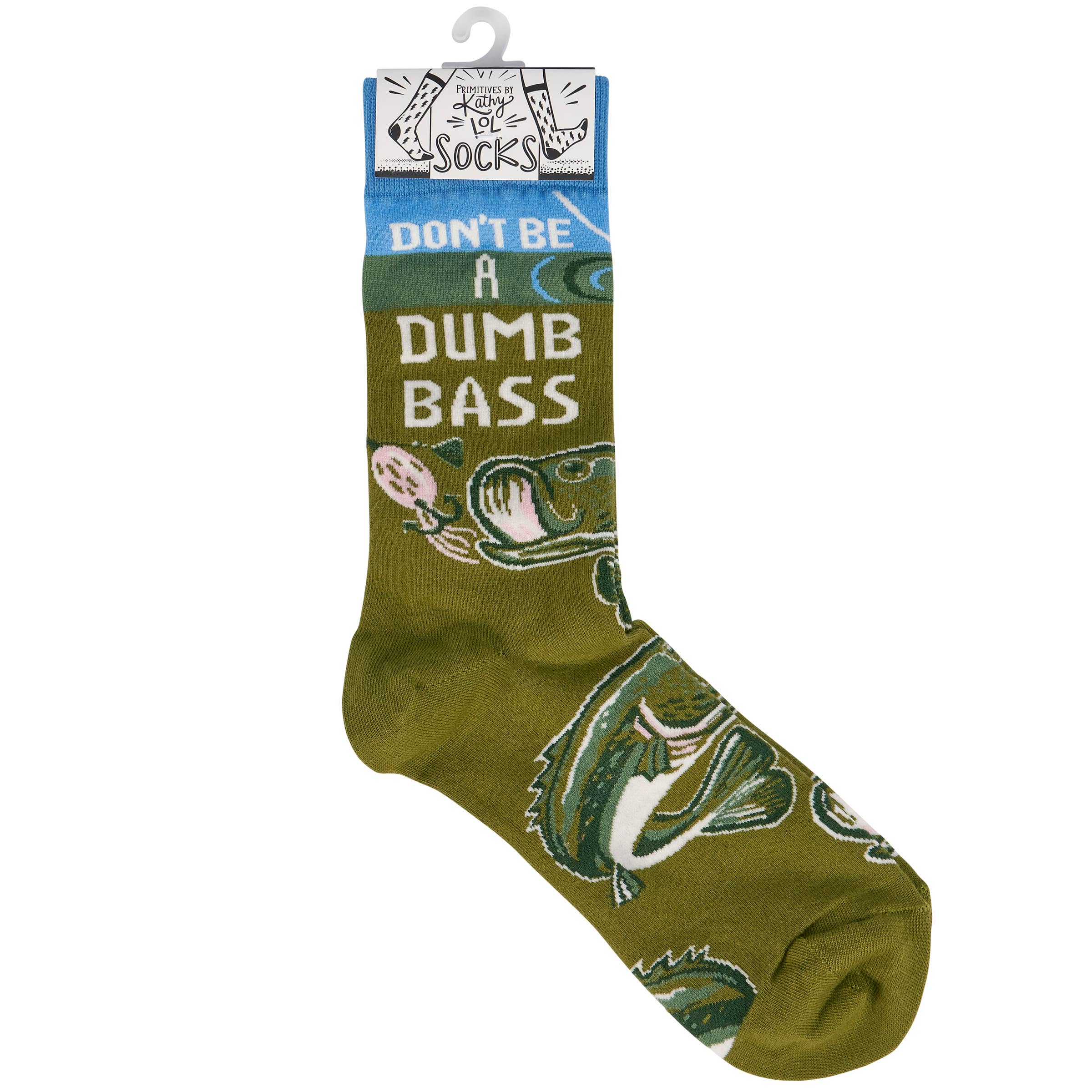 Primitives by Kathy - Wholesale Socks - Unisex - Don't Be A Dumb Bass Socks3