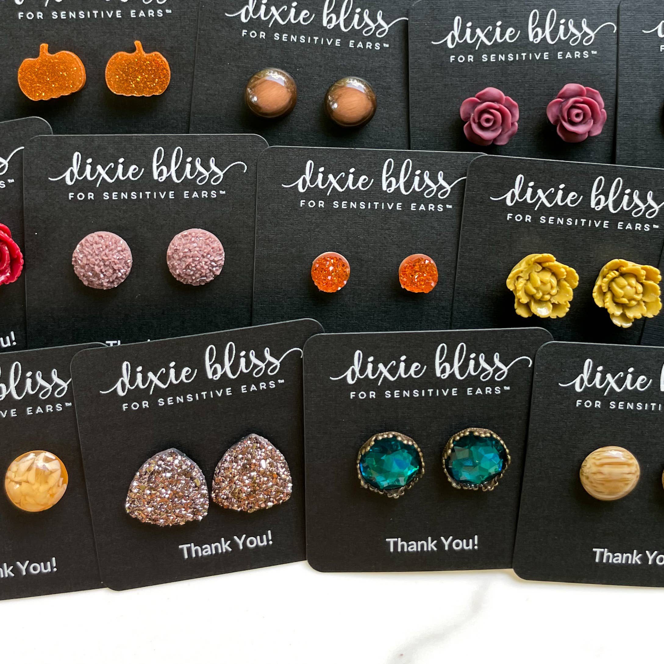Dixie Bliss - Wholesale Stud/Post Earrings - Autumn Vibes Stud Earring Promo Pack- gifts3