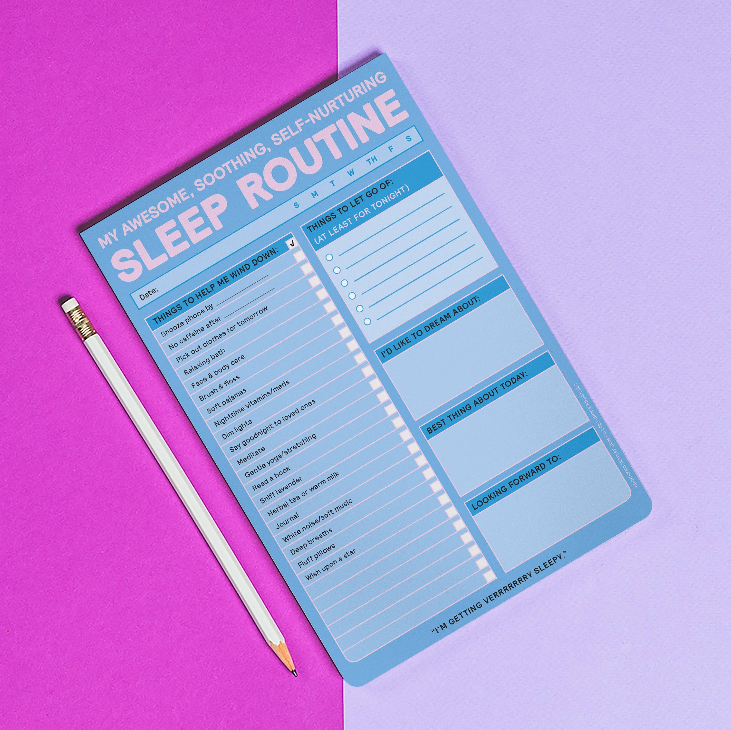 Abrams & Chronicle Books - Wholesale Notepad - Knock Knock Sleep Routine Pad (Notebook/Sketchbook)5