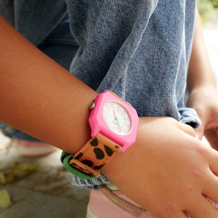 Mini Kyomo - Wholesale Wrist Watch - Kids - Leopard Mini Kyomo x Taxi Brousse watch4