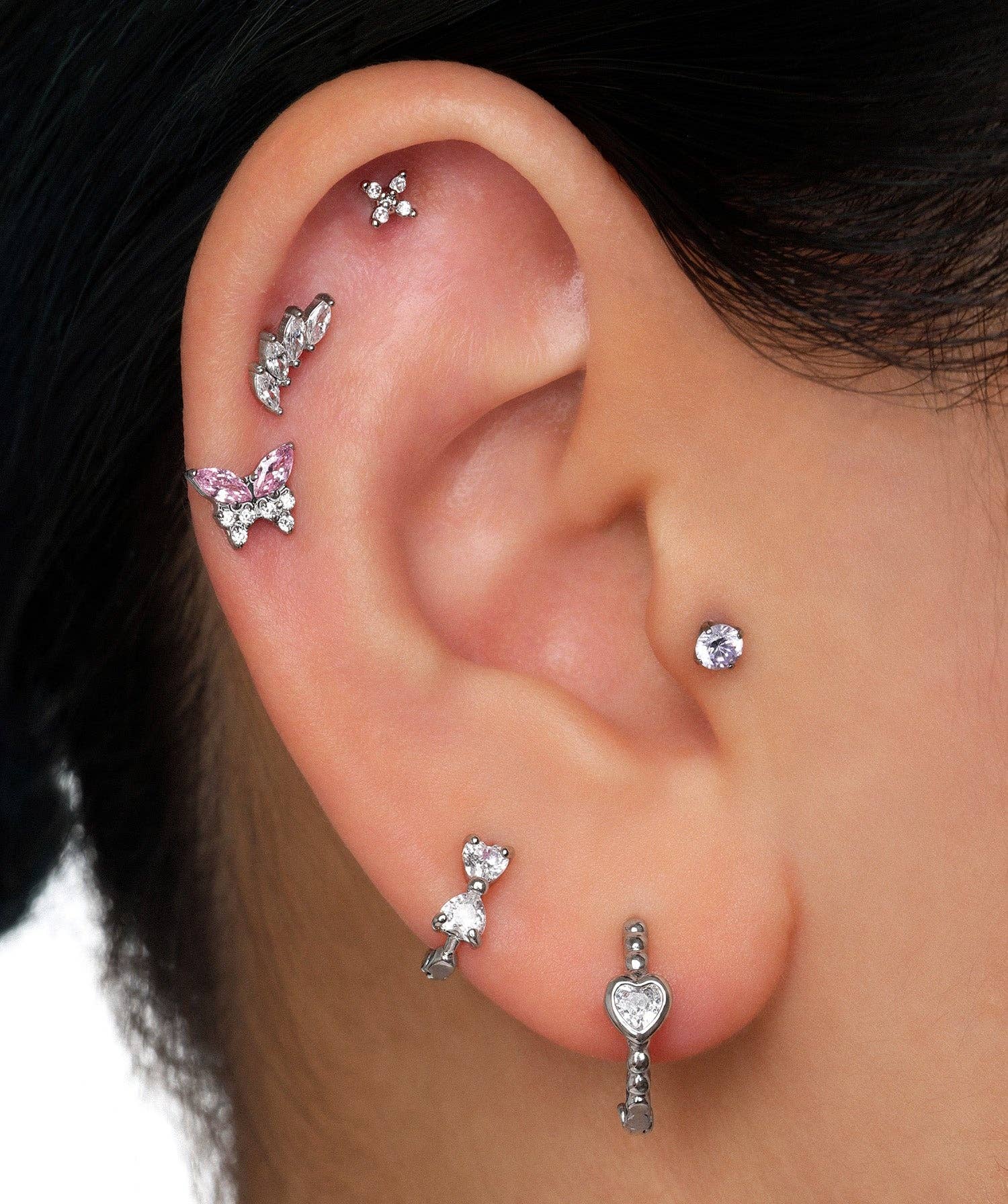 oumo jewelry - Wholesale Stud/Post Earrings - Marquise Titanium Stud10