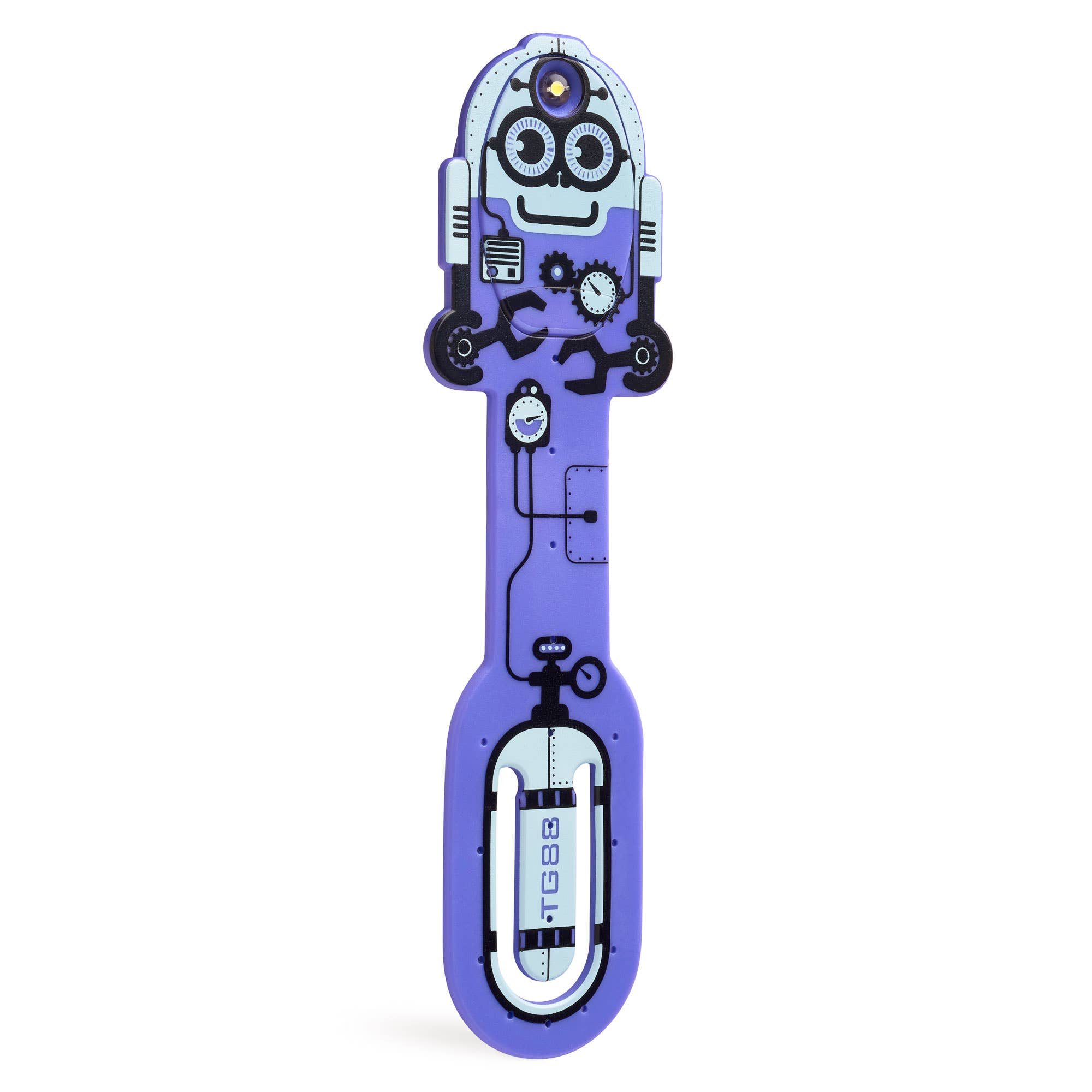 Blue Flexilight Robot BookLight/Bookmark in one for wholesale on Faire3