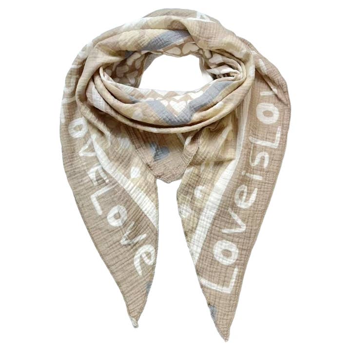 Fox by Ren GmbH - Wholesale Scarf - Women's - Triangle Scarf - Love