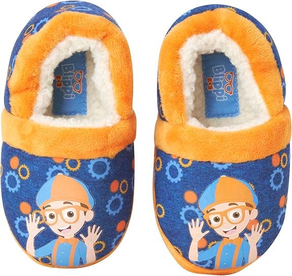 Innovarix – wholesale Slippers – Child – SIZE 8 Blippi Toddler Cozy/Plush/Fuzzy Slippers Toddler4