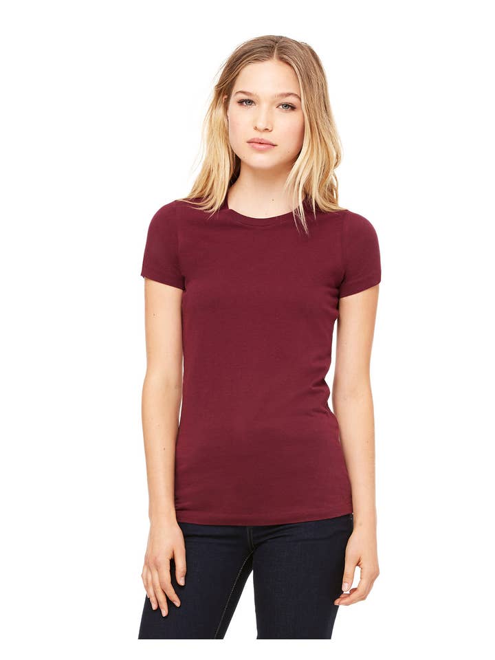 Total Apparel - Wholesale T-Shirt - Women's - Bella + Canvas 6004 - Ladies' Slim Fit T-Shirt12