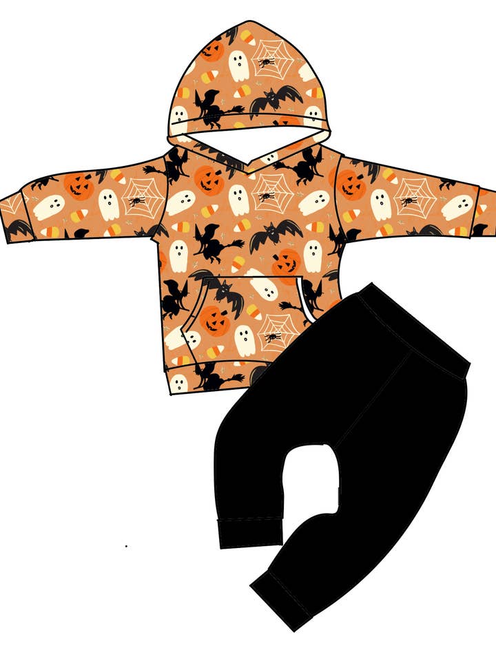 Spooky Season Jogger Set *PRESALE** for wholesale by Ellie K’s Closet Co.